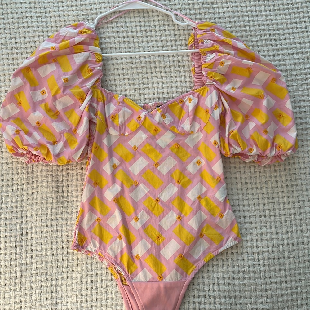 Zara Puff sleeve Bodysuit